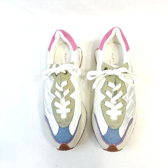 Kurt Geiger London Quilted Leather/Nylon Sneaker - New Condition - Size 39 - Picture 4 of 15